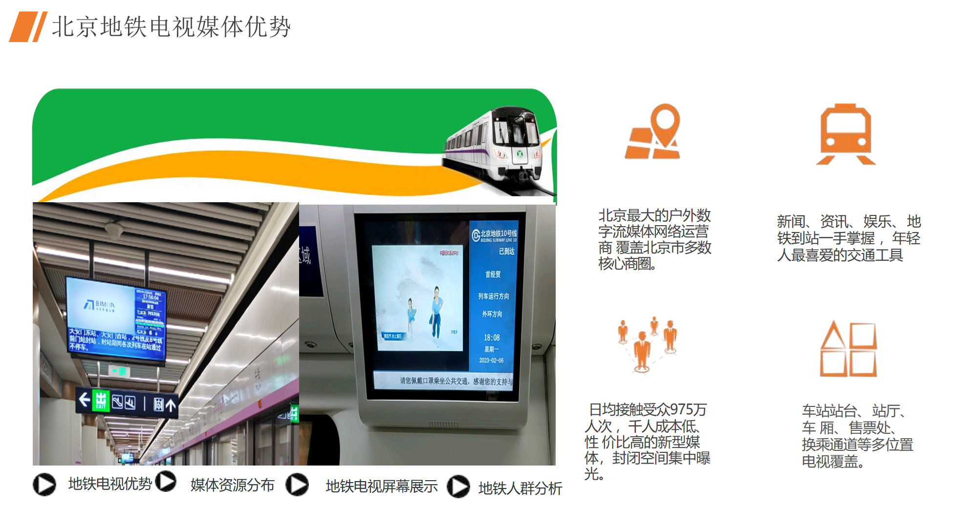 北京北京地铁1/2/13号线地铁轻轨媒体广告机/电视机