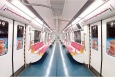 北京地铁一号线地铁轻轨门贴