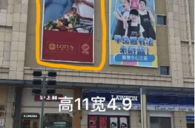 湖南长沙宁乡县卜蜂莲花翡翠湖时代广场外墙商超卖场室外海报
