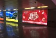 广西百色百色站出站通道2火车高铁媒体灯箱