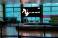 新疆克拉玛依克拉玛依机场国内到达大厅行李转盘旁机场媒体LED屏