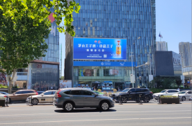 河南郑州金水区招银大厦商超卖场LED屏