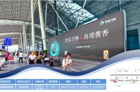 四川成都双流县双流国际机场T2航站楼国内出发区落地机场媒体灯箱