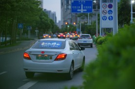 广东深圳网约出租车媒体LED屏