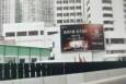 上海普陀区中山北路物贸大厦墙面城市道路媒体灯箱