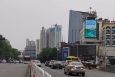 湖南怀化鹤城区火车站怀仁养生酒店地标建筑媒体LED屏