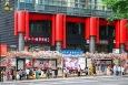 重庆渝中区重庆解放碑小什字站公交站亭媒体灯箱