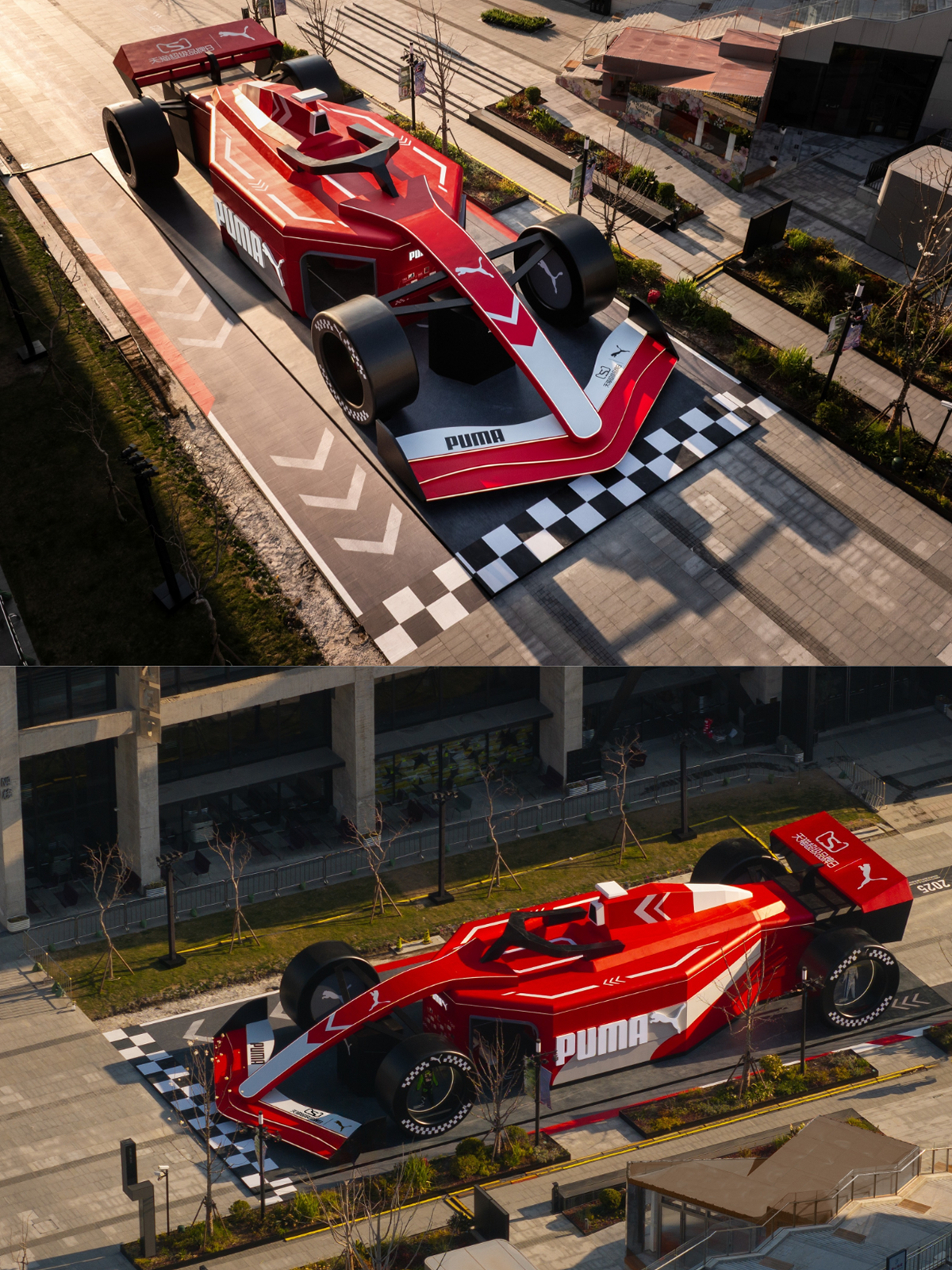 PUMA 巨型 F1 赛车驶入上海